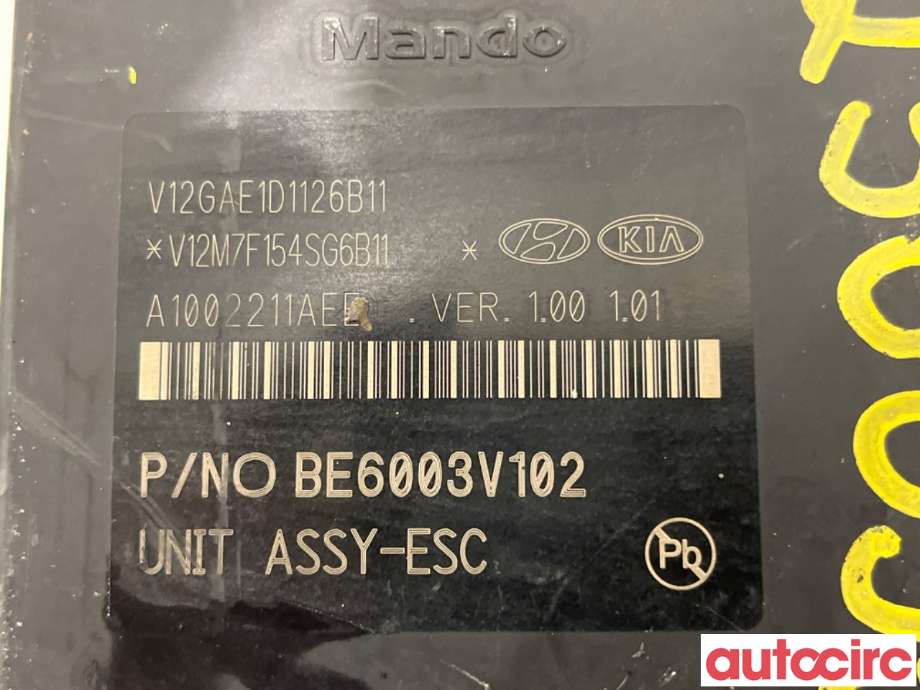 ABS sentral til Kia Rio 2017-->> Type IV  (KIA|58920H8200|BE6003V102|58920H-8200)