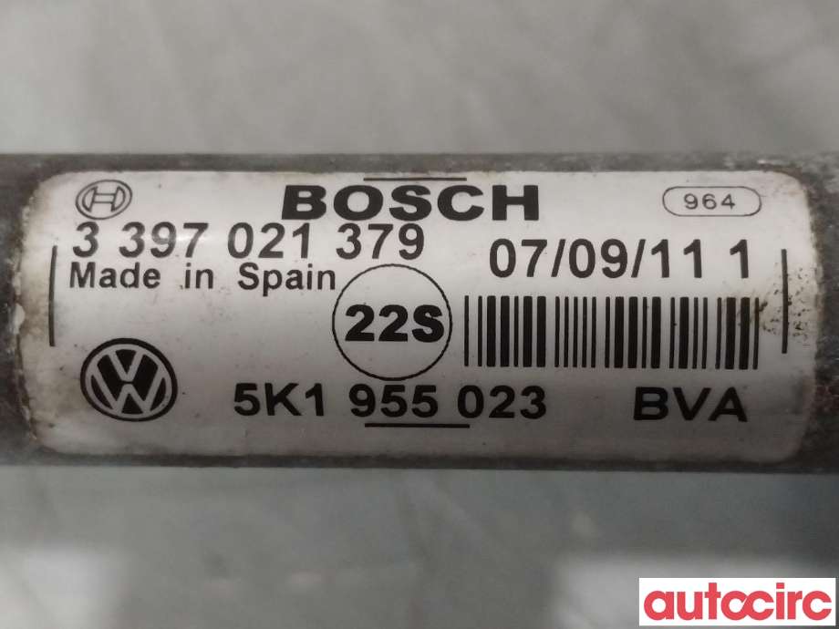 Viskermotor frontrute til VW Golf VI 2008-2012  (VOLKSWAGEN|1Q1955119C||5K1955119)