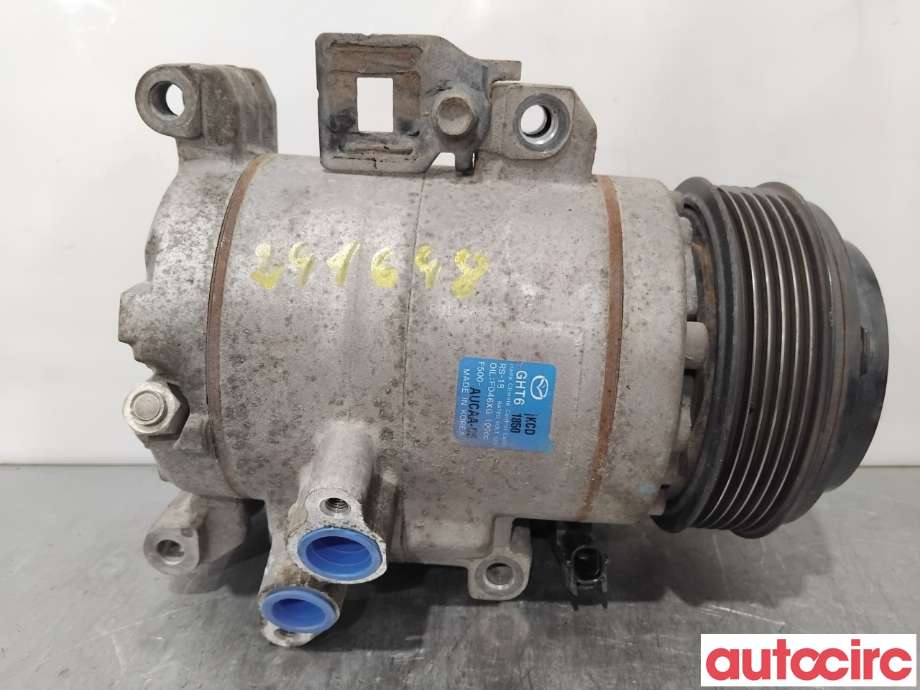 Aircondition kompressor til Mazda 6 2015-2018 (Type III, Fase 2)  (MAZDA|GHT6-61-450A|F500-AUCAA-05|GHT6)
