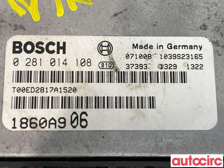 Styreenhet motor til Mitsubishi Outlander 2007-2010 (Type II, Fase 1)  (MITSUBISHI|1860A906|0281014108)