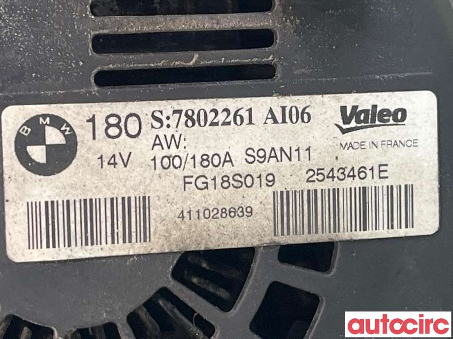 Dynamo til BMW 1-Serie 2004-2011 (E81/E82/E87/E88) (E81/E82/E87/E88) (BMW|12317802619|FG18S019|7802261)