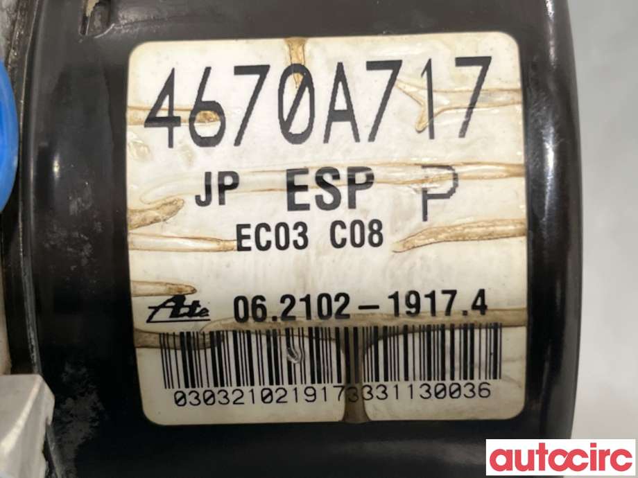 ABS sentral til Mitsubishi Lancer 2008-2017  (MITSUBISHI|4670A718|062109-60323|4670A717)
