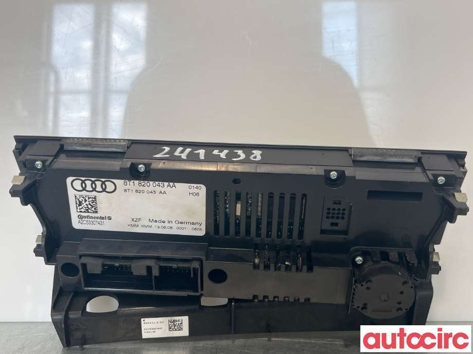 Varmeapparat betjening til Audi A4 2007-2014 (Type IV) (B8) (B8) (AUDI|8T1820043AH||8T1820043AA)