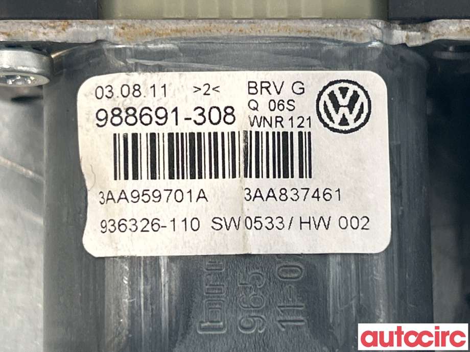 Ruteheis venstre foran til VW Passat 2011-2015 (B7) (B7) (VOLKSWAGEN|3AA959701A)