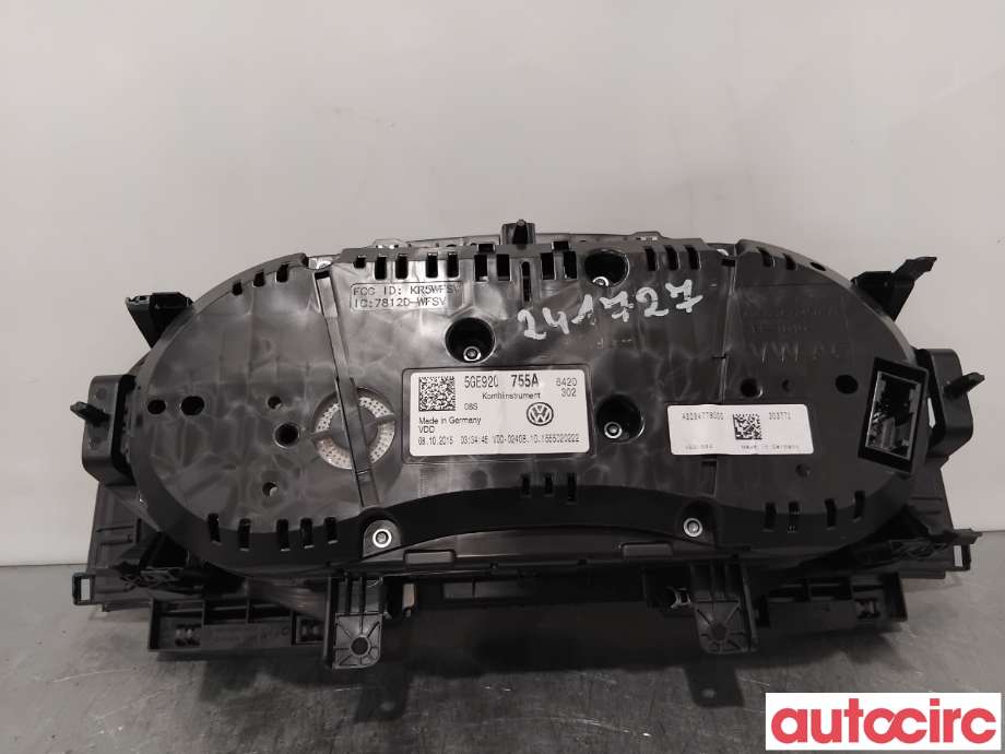 Instrumentpanel til VW e-Golf 2014-2017 (Fase 1)  (VOLKSWAGEN|5GE920755A|A2C94778000)