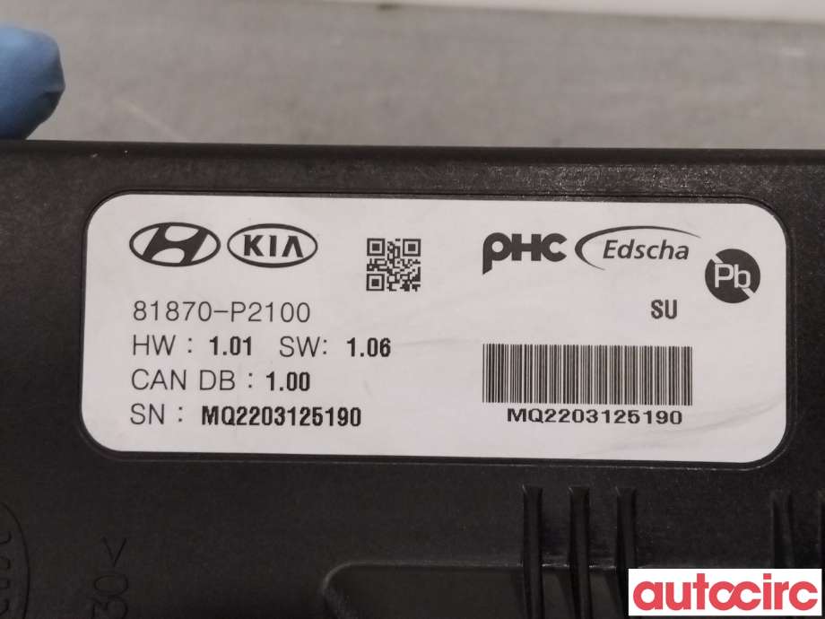 Styreenhet elektrisk bakluke til Kia Sorento 2016-->> Type III (KIA|81870P2100|)