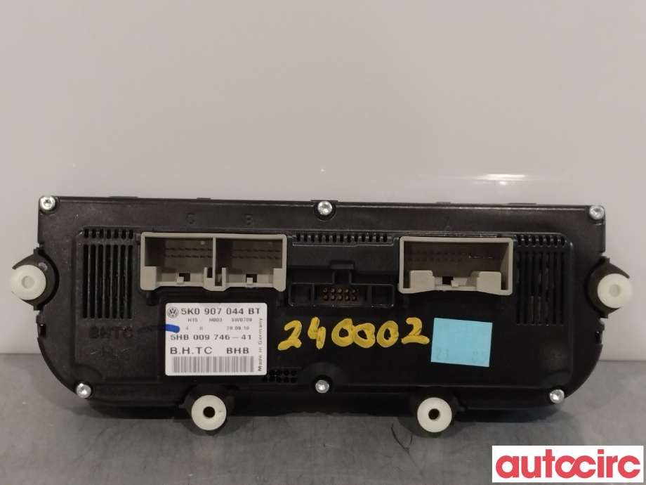 Varmeapparat betjening til VW Golf VI 2008-2012  (VOLKSWAGEN|5K0907044BT)