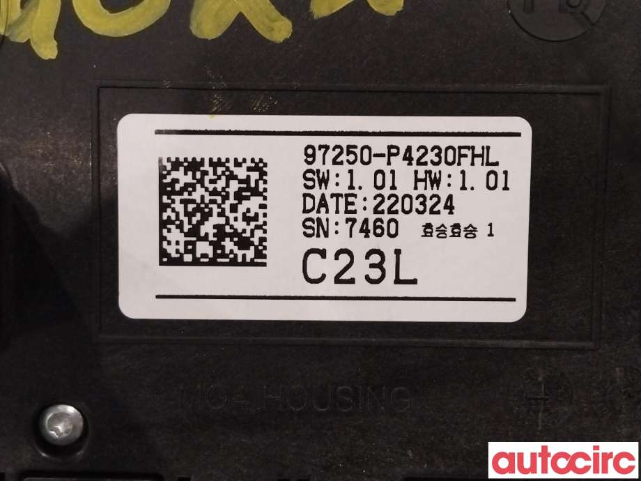 Varmeapparat betjening til Kia Sorento 2016-->> Type III (KIA|97250P4230FHL|)