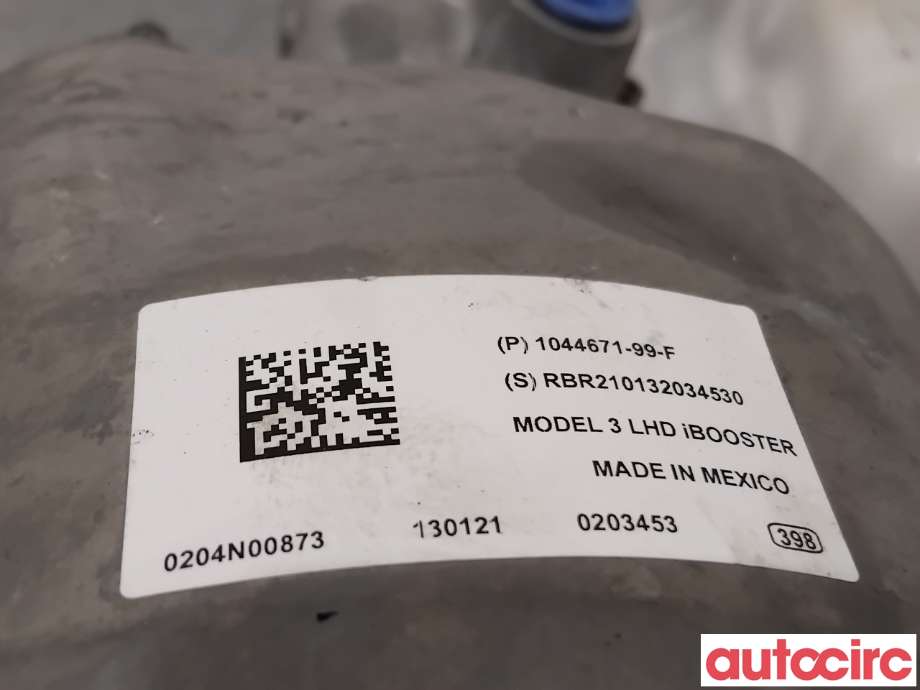 Bremsekraft-forsterker til Tesla Model 3 2018-2023 (Fase 1)  (TESLA|1044671-00-C|0204856671|1044671-99-F)