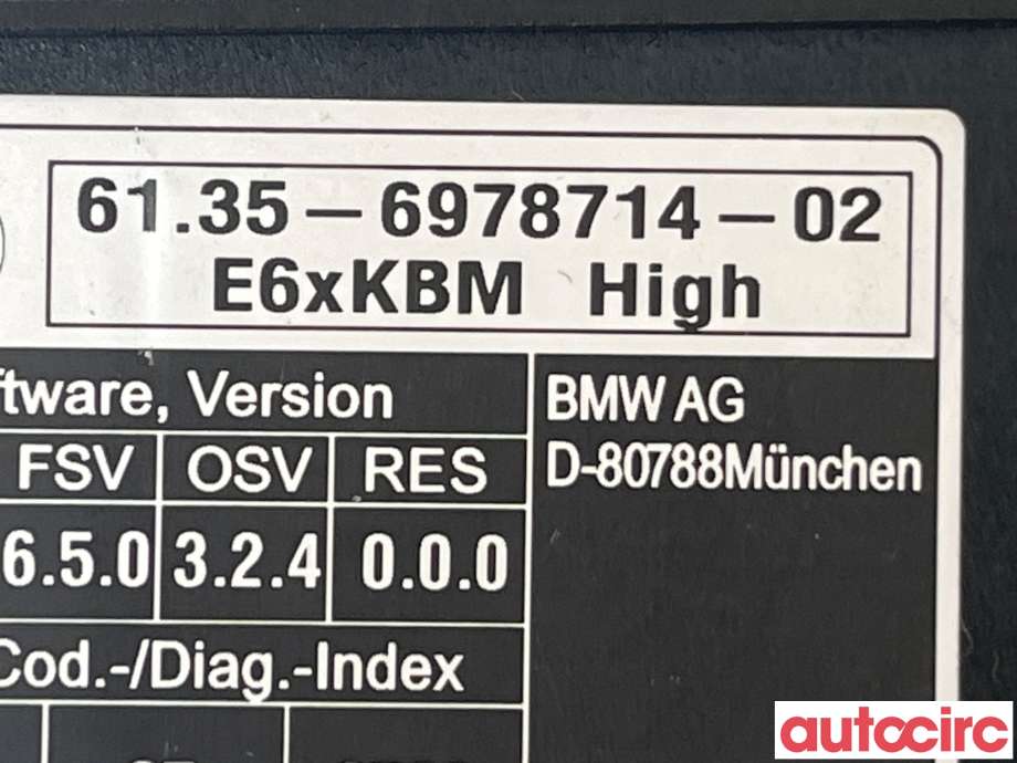 Styreenhet comfort (BCM) til BMW 5-Serie 2003-2010 (E60/E61) (E60/E61) (BMW|61359176070)