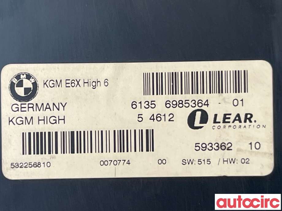 Styreenhet diverse til BMW 5-Serie 2003-2010 (E60/E61) (E60/E61) (BMW|61356985363|)