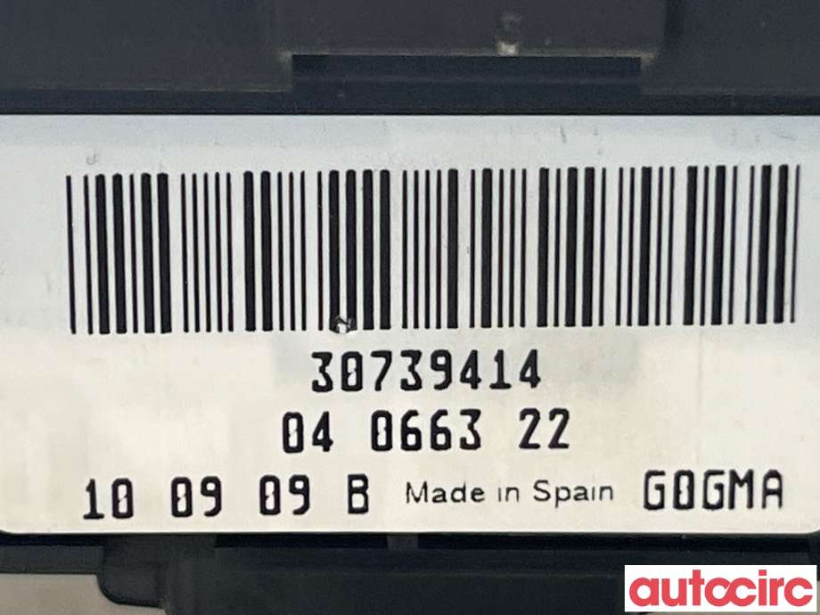 Bryter lys til Volvo XC70 2008-2013 (Type II, Fase 1)  (VOLVO|31443850|30739414)