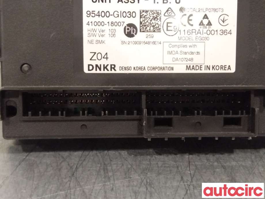 Styreenhet comfort (BCM) til Hyundai Ioniq 5 2021-->>  (HYUNDAI|95400GI030|)