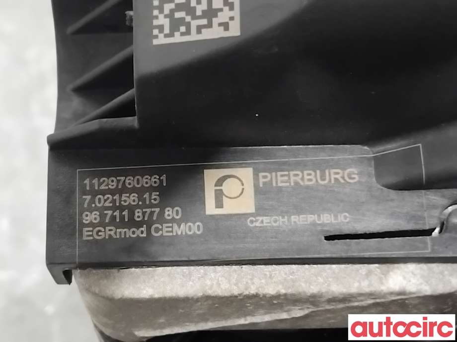 EGR-ventil til Citroën Berlingo 2008-2015 (Type II, Fase 1)  (CITROEN|1638158580|70215615|9671187780)