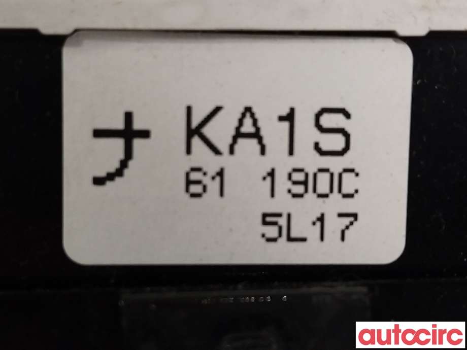 Varmeapparat betjening til Mazda CX-5 2012-2017 (Type I)  (MAZDA|KA1S-61-190D|KA1S-61-190C)