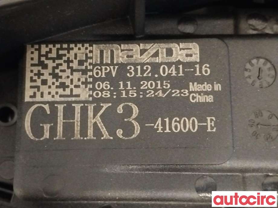 Pedal gass til Mazda CX-5 2012-2017 (Type I)  (MAZDA|GHK3-41-600G|6PV312041-16|GHK3-41600-E)