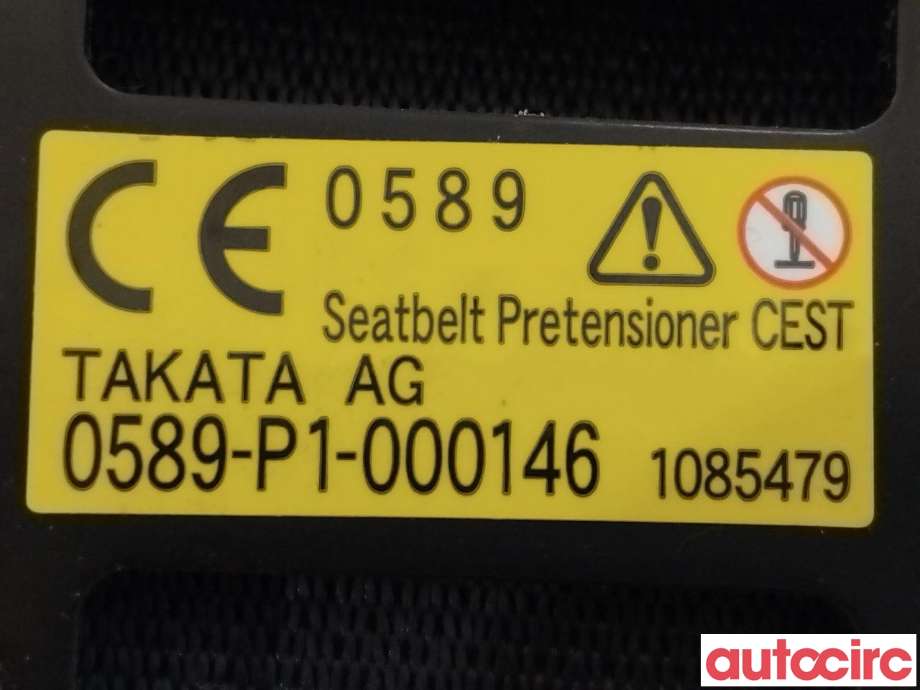 Sikkerhetsbelte foran venstre til Mazda CX-5 2012-2017 (Type I)  (MAZDA|KD47-57-L90E|)