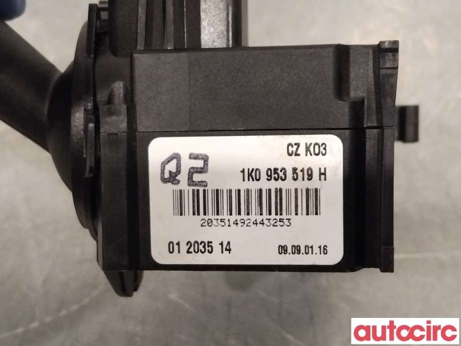 Bryter visker til Škoda Octavia 2009-2013 (Type II, Fase 2)  (SKODA|1K0953519H|)
