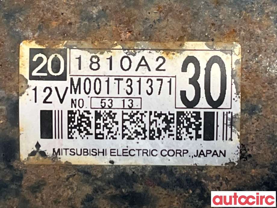 Starter diesel til Mitsubishi ASX 2010-2019  (MITSUBISHI|1810A230|M001T31371|)