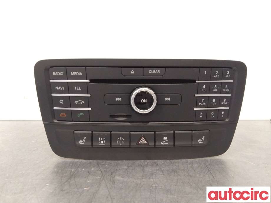 Bilstereo navigasjon til Mercedes B-Klasse, 2011-2018 (W246) (W246) (MERCEDES|A2469004819)
