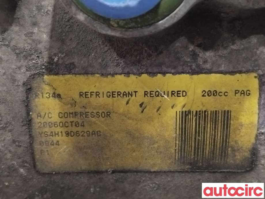 Aircondition kompressor til Ford Transit Connect 2003-2009 (Type I, Fase 1)  (FORD|1828202||YS4H19D629AC)