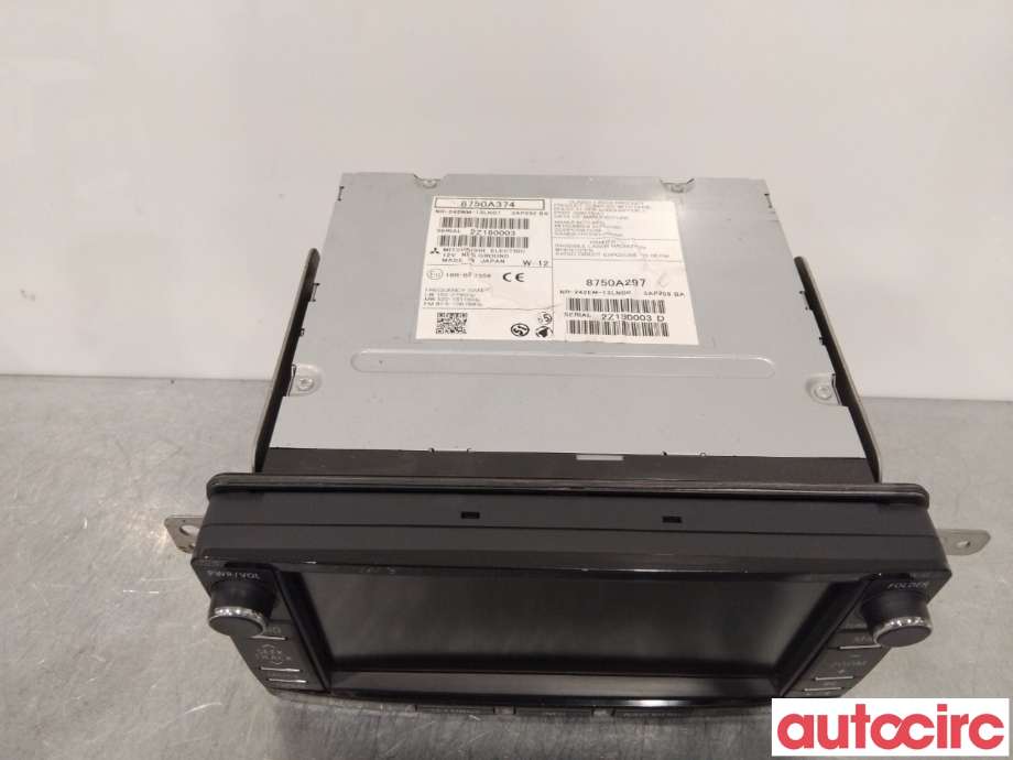Bilstereo navigasjon til Mitsubishi Pajero 2007-2016 (Type IV, Fase 1)  (MITSUBISHI|8750A374|)