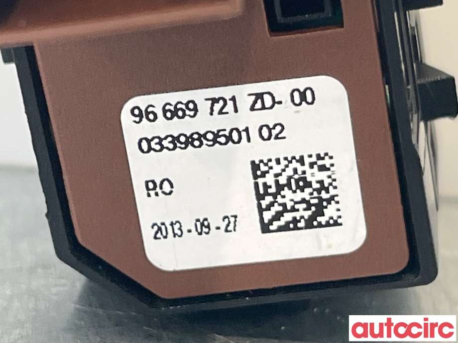 Bryter tåkelys til Citroën DS5 2012-2017 (CITROEN|96669721ZD)