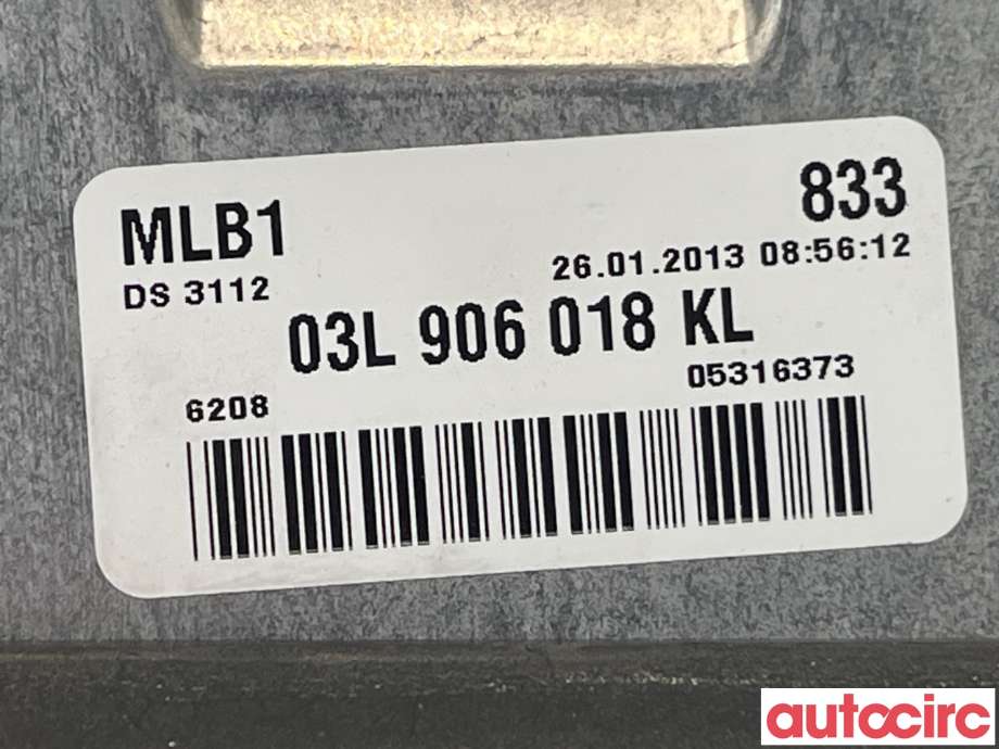 Styreenhet motor til Audi A4 2007-2014 (Type IV) (B8) (B8) (AUDI|03L906018KL|)