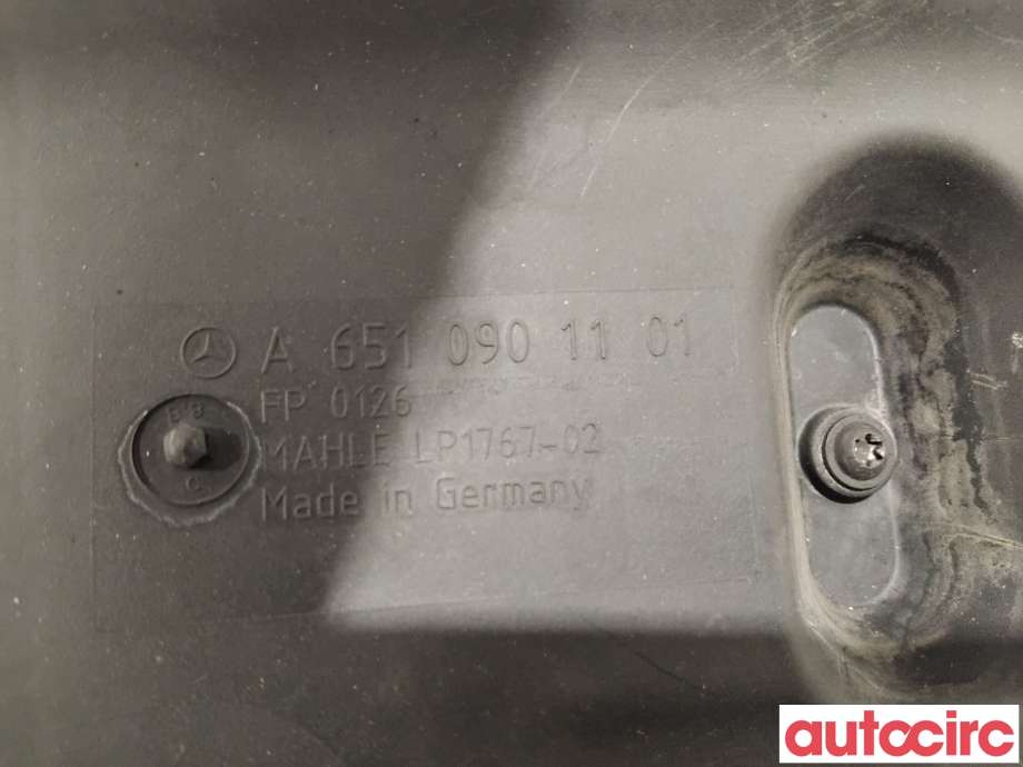 Luftfilterboks til Mercedes E-Klasse 2009-2013 (Fase 1) (W212) (W212) (MERCEDES|A6510901101||A6510902301)