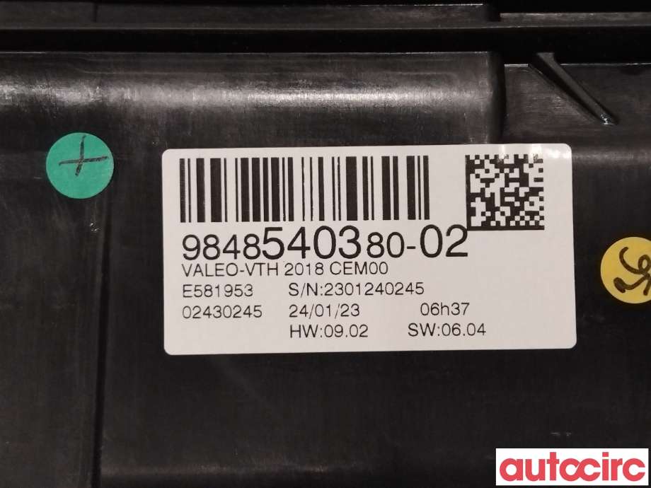 Instrumentpanel til Citroën C4, Spacetourer 2019-->>  (CITROEN|1677219680|)