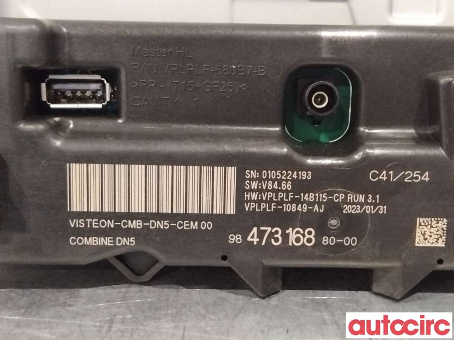 Instrumentpanel til Citroën C4, Spacetourer 2019-->>  (CITROEN|9849072780|)