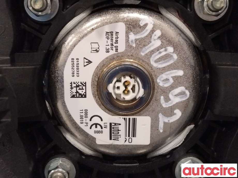 Airbag rattpute til Citroën C4, Spacetourer 2019-->>  (CITROEN|98406908ZD|)