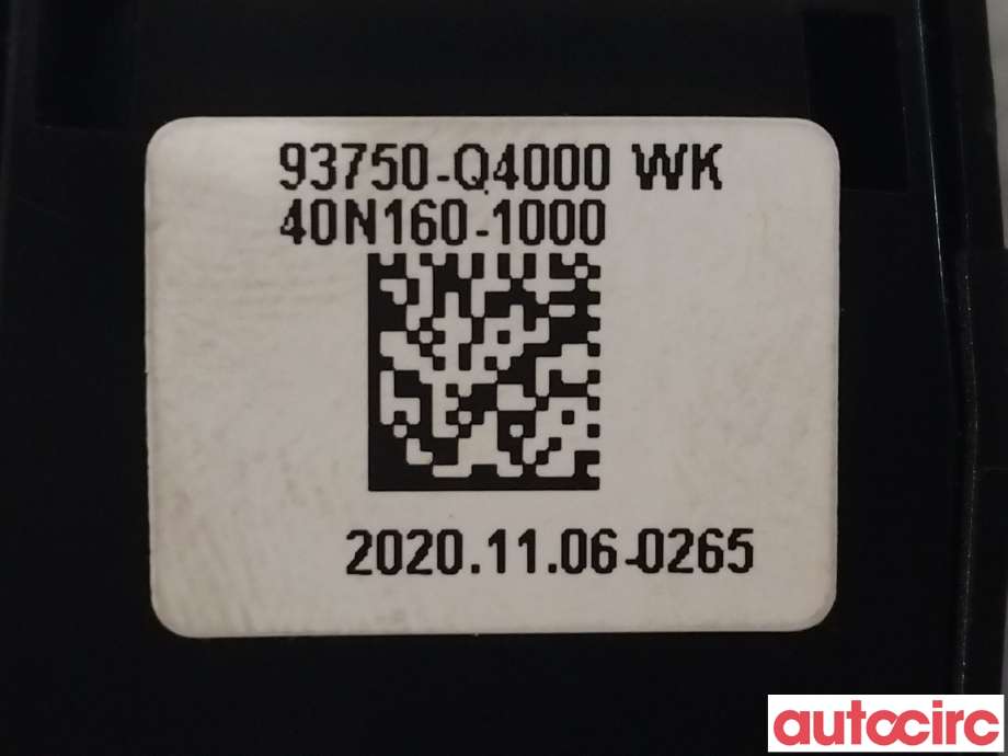 Bryter diverse til Kia Niro 2021-->>  (KIA|93750Q4000WK)