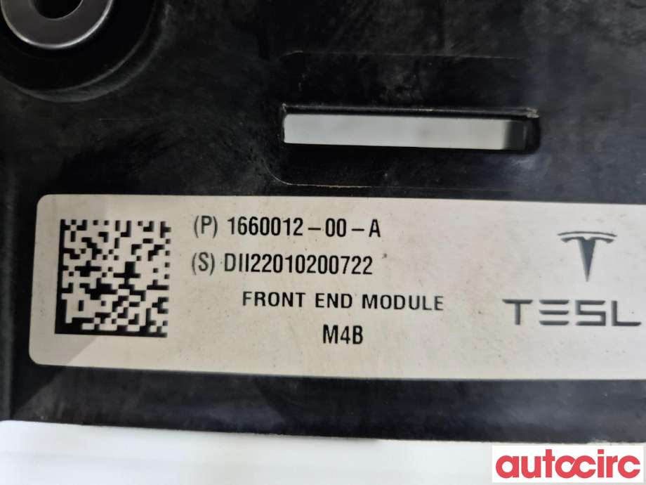 Frontplate øvre til Tesla Model Y 2021-2024 (Type I) (TESLA|1660026-00-A|)