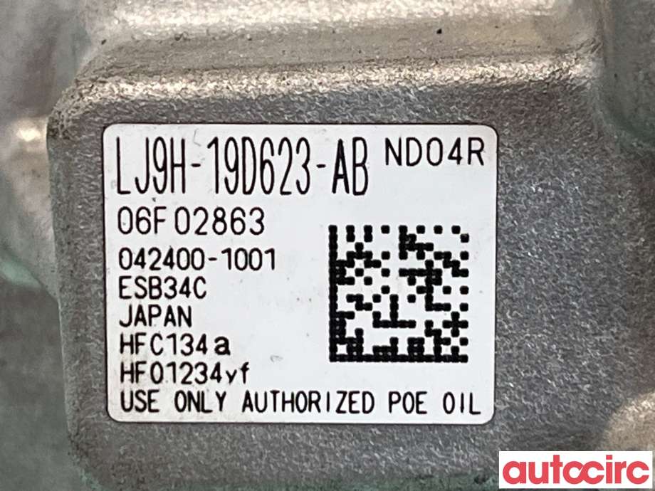 Aircondition kompressor til Ford Mustang Mach-e 2020-->>  (FORD (US)|2723029|LJ9H-19D623-AC)