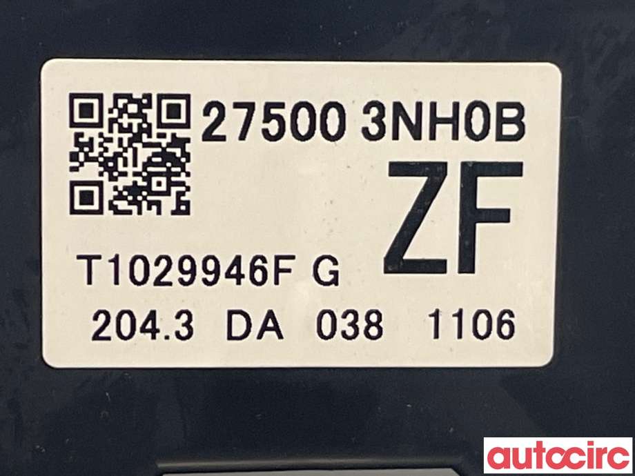 Varmeapparat betjening til Nissan Leaf 2011-2017 (Type I)  (NISSAN|275003NH0B)