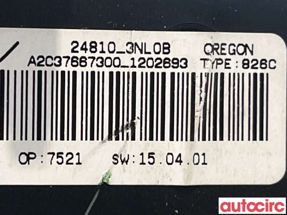 Instrumentpanel til Nissan Leaf 2011-2017 (Type I)  (NISSAN|248103NL0B)
