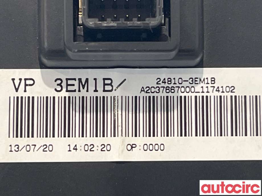 Multimedia display (MCU - Media Controller Unit) til Nissan Leaf 2011-2017 (Type I) (NISSAN|248103EM1B)