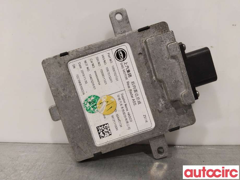 Sensor radar til MG ZS EV 2019-2021 (Type I, Fase 1)  (MG|10597027|7027AKB300334|10675132)