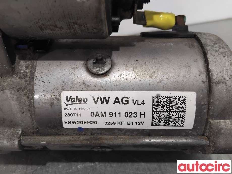 Starter diesel til VW Golf VI 2008-2012  (VOLKSWAGEN|0AM911021BX|ESW20ER20|0AM911021EX)