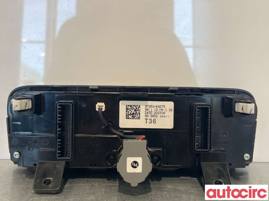 Varmeapparat betjening til Hyundai Kona 2017-2021 (Type I, Fase 1)  (HYUNDAI|97250K4075SPS)
