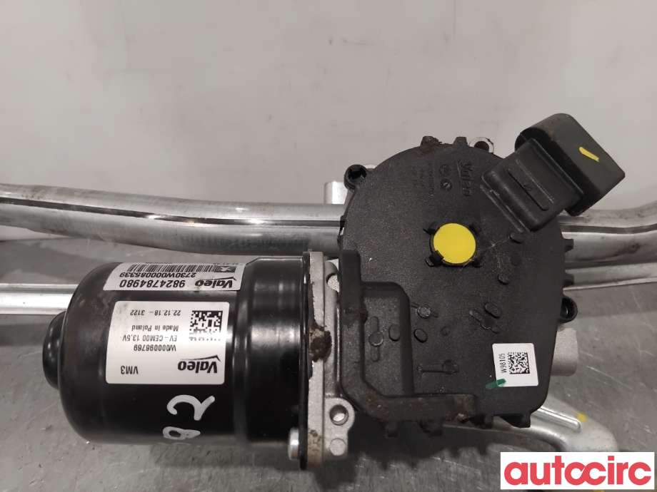 Viskermotor frontrute til Citroën C4, Spacetourer 2019-->>  (CITROEN|9824784980|W000096769)