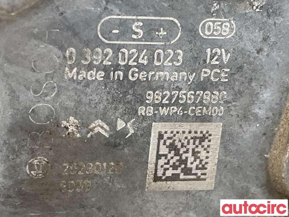 Sirkulasjonspumpe til Citroën C4, Spacetourer 2019-->>  (CITROEN|9827567880|0392024023)