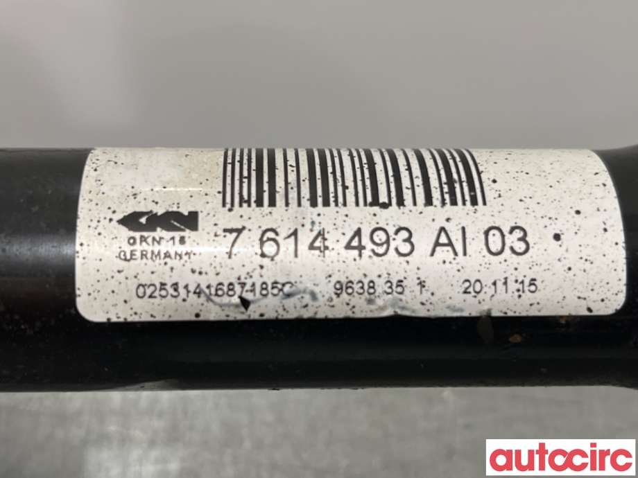 Drivaksel venstre bak til BMW X3 2010-2017 (F25) (F25) (BMW|33207614493||7614493)