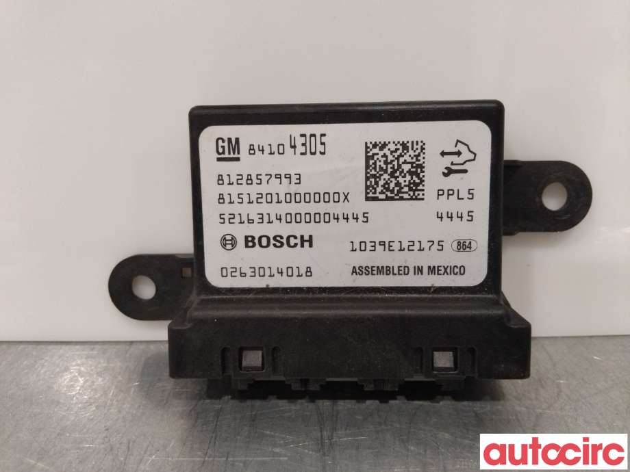 Styreenhet parkering til Opel Ampera-e 2017-->> (Type II) (OPEL|84078177||84104305)