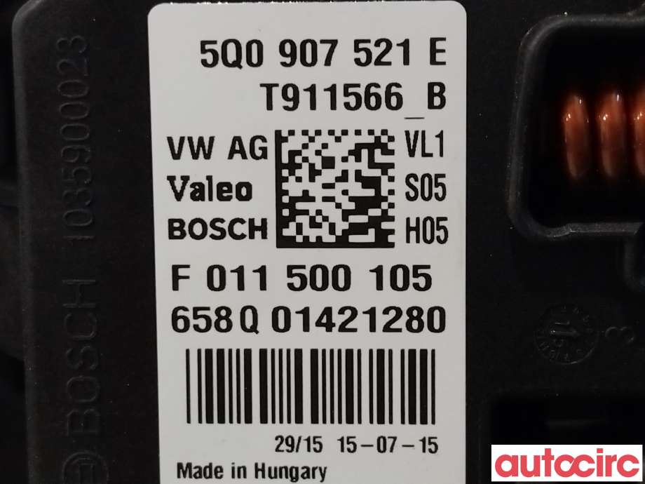 Varmeapparat motor til VW e-Golf 2014-2017 (Fase 1)  (VOLKSWAGEN|5Q1819021E||5Q1819021H)