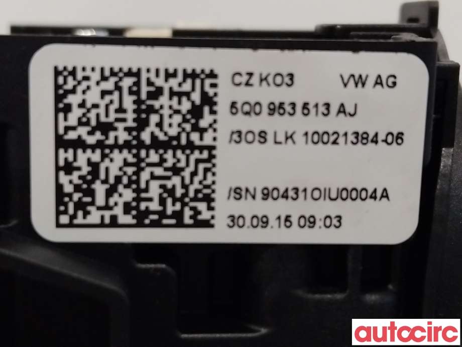Bryter combi til VW e-Golf 2014-2017 (Fase 1)  (VOLKSWAGEN|5Q0953513AJ|)