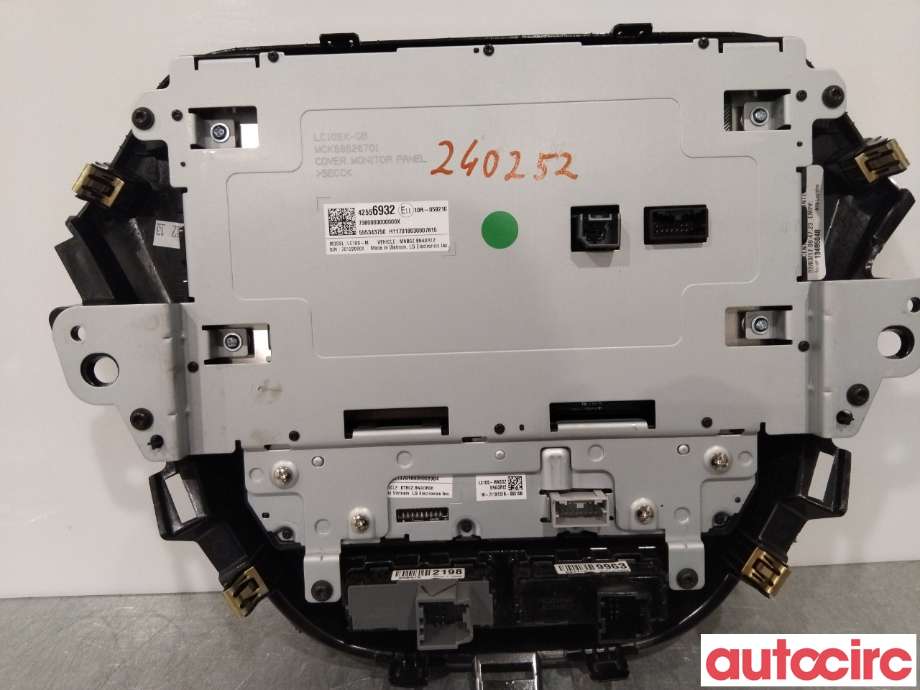 Multimedia display (MCU - Media Controller Unit) til Opel Ampera-e 2017-->> (Type II)  (OPEL|42556933|LC10S-M|42556932)