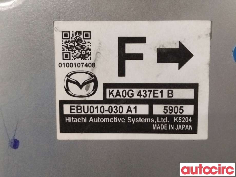 Styreenhet elektrisk parkbrems (EPB - Electric Parking Brake) til Mazda CX-5 2012-2017 (Type I)  (MAZDA|KA0G437E1B|)