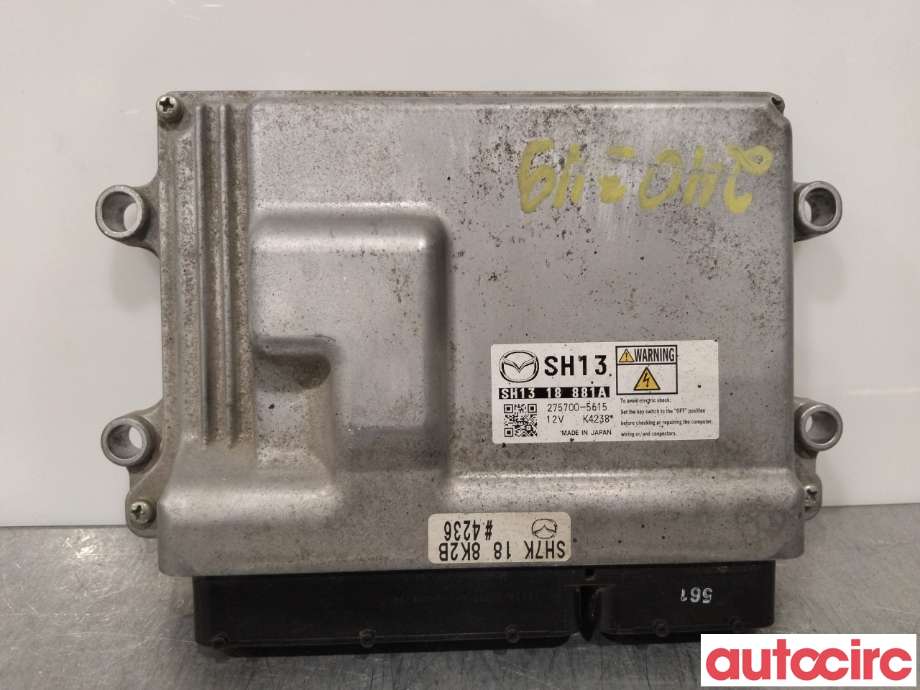 Styreenhet motor til Mazda CX-5, 2012-2017 (Type I)  (MAZDA|SH13-18-881B)
